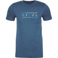 Kiteboarding - I've Done The Math T-Shirt - Cool Blue Discounts Apply !