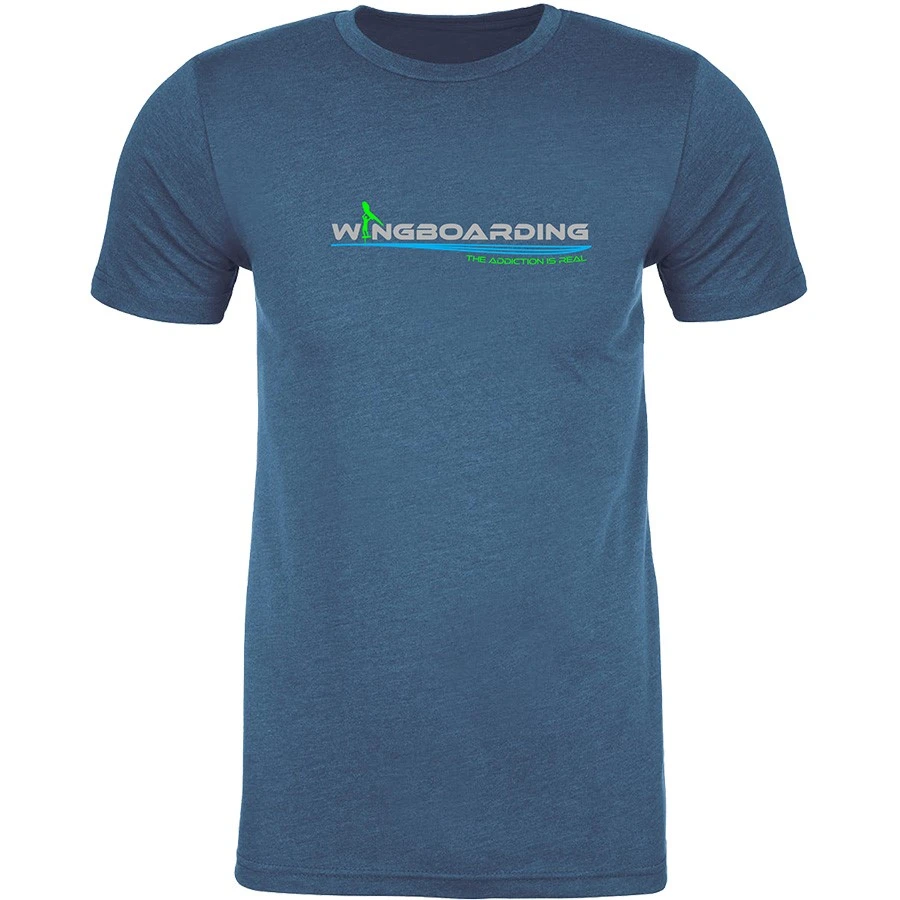Wingboarding Bumper Style T-Shirt - Cool Blue Discounts Apply ! 2 Wingboarding Bumper Style T-Shirt - Cool Blue Discounts Apply !