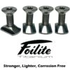 Foilite - M8 Titanium Hydrofoil Hardware Set - 4 Track Nuts And 4 M8 Screws Discounts Apply ! -Glide Master foilite titanium m8 screw track nut set 1