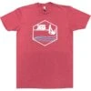 Kiter Badge - Kiteboarding T-Shirt - Red - 25% Off Discounts Apply ! -Glide Master kb 2020 kiter badge red 1