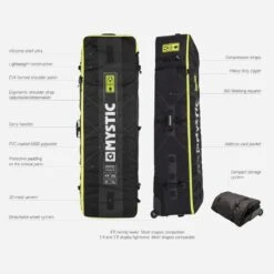 Mystic - Elevate Lightweight Square Kiteboarding Travel Bag Discounts Apply ! -Glide Master mystic2022 elevate lightweight square travel bag 5